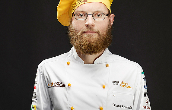 Romuald Girard travaille à la boulangerie Saudan, à Fribourg.