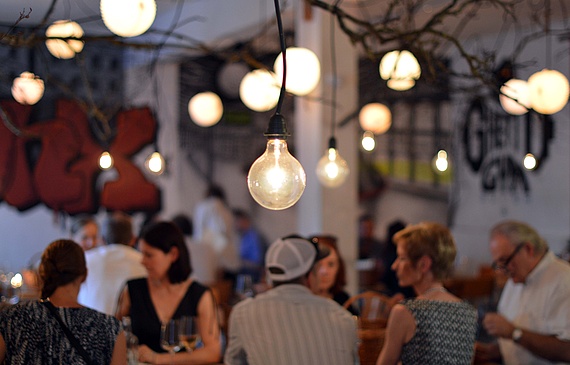 Eigentlich kein Restaurant: Valefritz veranstaltete das Pop-up einen Monat lang im Haus für Kunst und Kultur an der Zürcher Langstrasse. (Lisa Yerebakan)