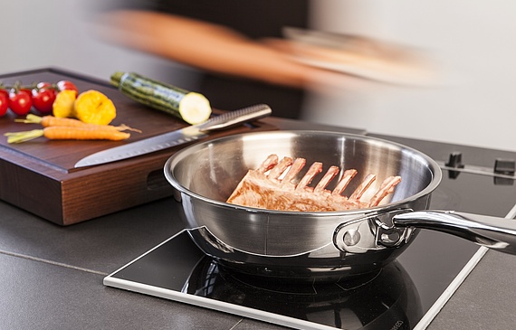 Auch für Induktionskochfelder geeignet: Die Kochtöpfe von Ladina. (Bild ZVG)