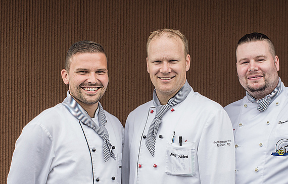 Das Schlemmerei-Team landete 2015 auf dem 4. Platz. Christian Loos, Ralf Schied und Sandro Kalkhi (v. l.). (Claudia Link)