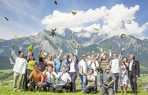 Wirte und Produzenten feiern den Genuss und regionale Produkte. (Culinarium)