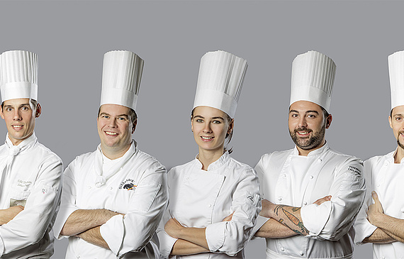 Elie Trumeau, Christoph Hunziker, Cécile Panchaud, Federico Palladino et Pasquale Altomonte se mesureront à Martigny. (DR)