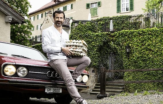 Andreas Caminada arbeitet seit 2008 mit Audi zusammen. (ZVG)