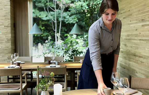 Nora Garberson im «Noma» in Kopenhagen. (Noma) 