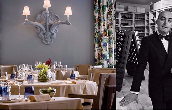 Das Restaurant Eden Roc wurde – wie auch die allermeisten Hotelzimmer – modernisiert. Rechts sehen Sie Walter Martinat, Maître d’hôtel beim Hotel Eden Roc. (ZVG) Das Restaurant Eden Roc wurde – wie auch die allermeisten Hotelzimmer – modernisiert. Rechts sehen Sie Walter Martinat, Maître d’hôtel beim Hotel Eden Roc. (ZVG)