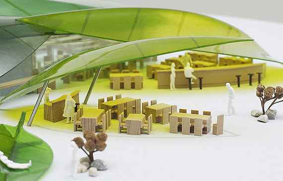 Auch heuer werden visionäre Konzepte ausgezeichnet: Das Projekt «Blattwerk» siegte im Intergastra-Wettbewerb «Freiluftgastronomie der Zukunft». 