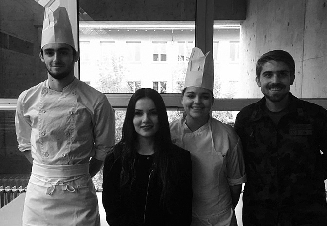 Centre de subsistance, Payerne (par ordre alphabétique): Thomas Carruzzo (coach), Arnaud Joye, Cindy Pittet, Yann Rimaz. dr