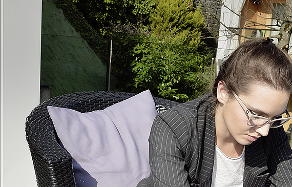 SHL-Absolventin Edite Cuniberti: «Die verantwortliche Person vom Service gratulierte mir persönlich. Sehr aufmerksam!» (ZVG)