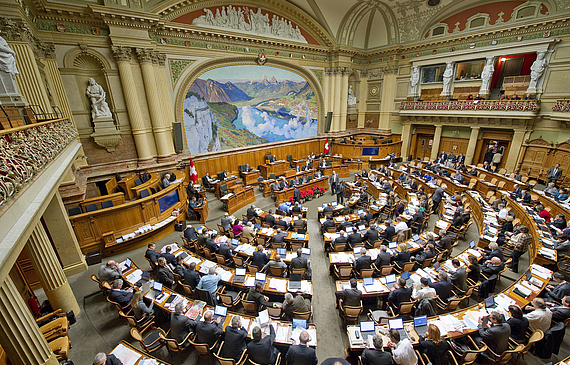 Zugunsten der Hotelbranche: Der Bund verzichtet auf rund 200 Millionen Franken. (parlament.ch)
