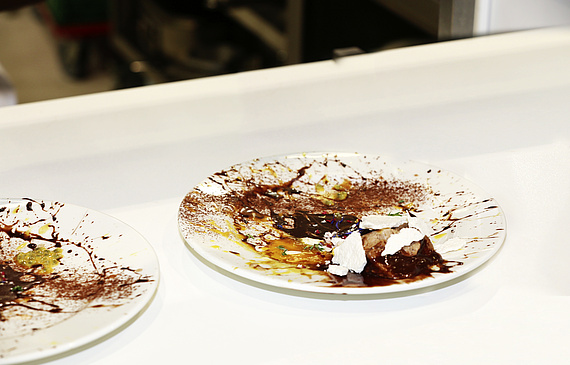 Mutig? Übermütig? Dieses Dessert eckte an den Swiss Skills an. (Erich Niklaus)